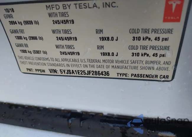 5YJSA1E25JF286436: 42941429