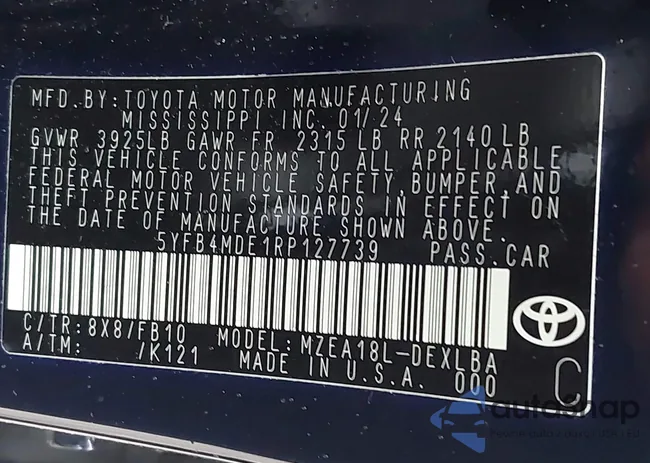 5YFB4MDE1RP127739: 42942662