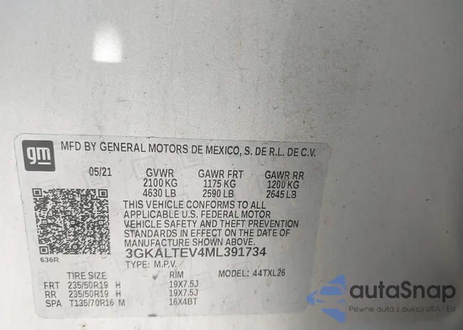 3GKALTEV4ML391734: 42942929