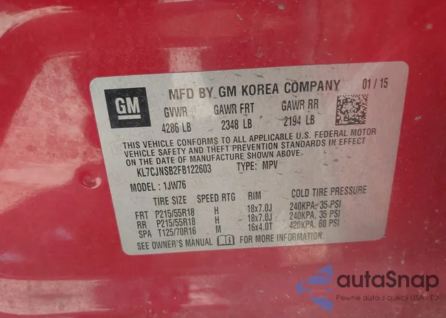 KL7CJNSB2FB122603: 42943126