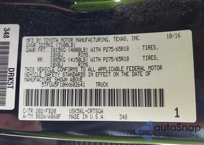 5TFUW5F10HX602641: 42943160