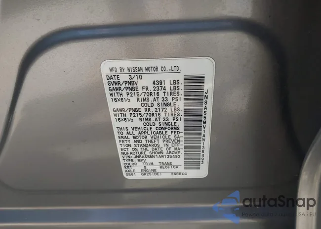 JN8AS5MV1AW135492: 42942595