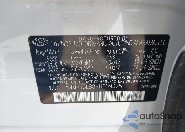 5NMZT3LB8HH009375: 42943683