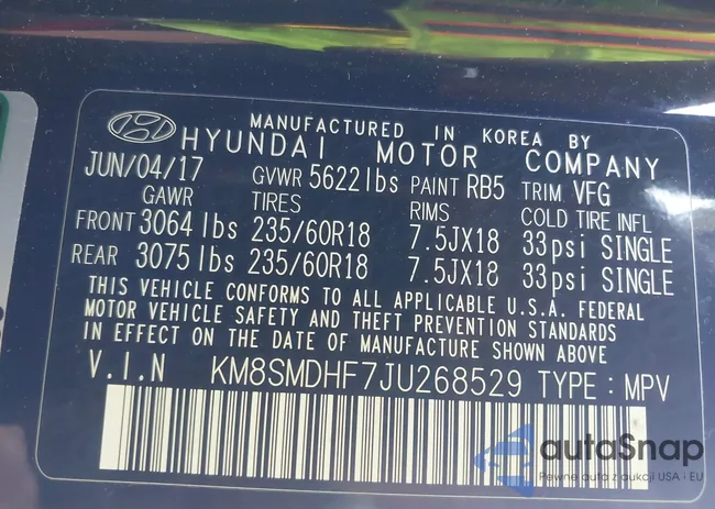 KM8SMDHF7JU268529: 42943684