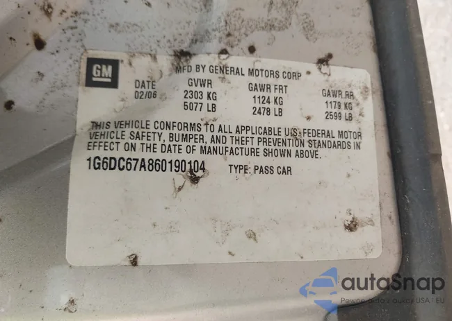 1G6DC67A860190104: 42943756