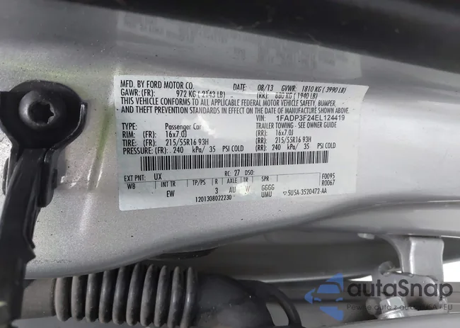 1FADP3F24EL124419: 42943902