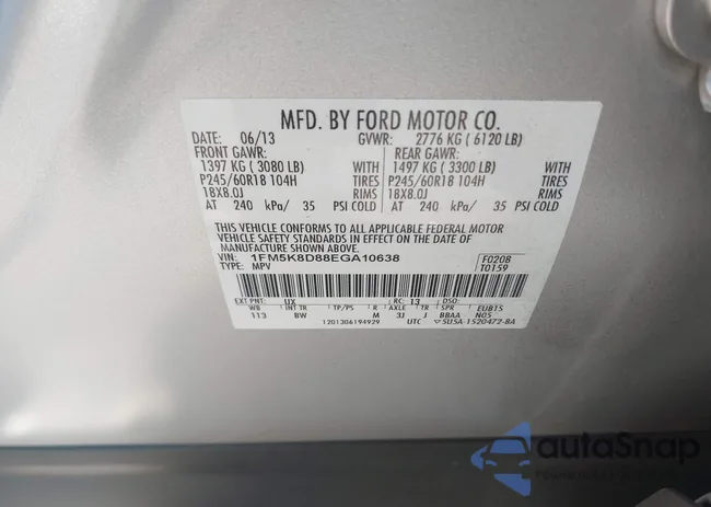 1FM5K8D88EGA10638: 42943975