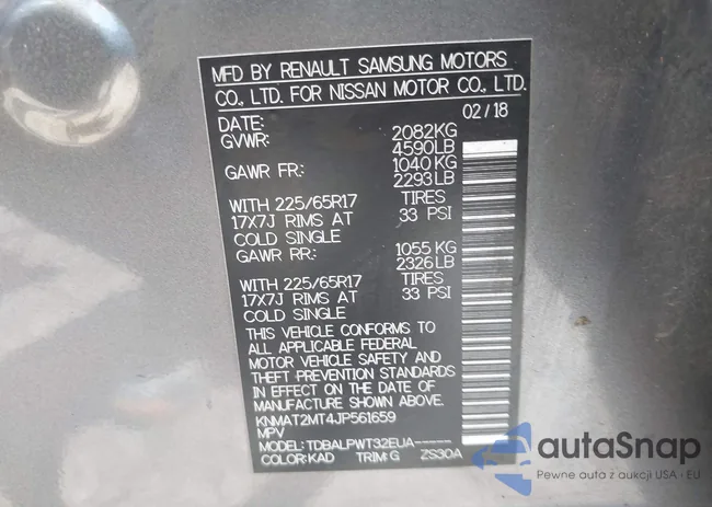 KNMAT2MT4JP561659: 42944021