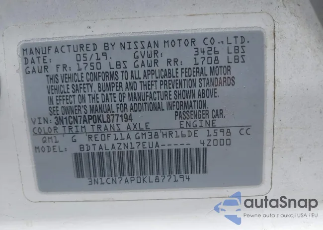 3N1CN7AP0KL877194: 42944112