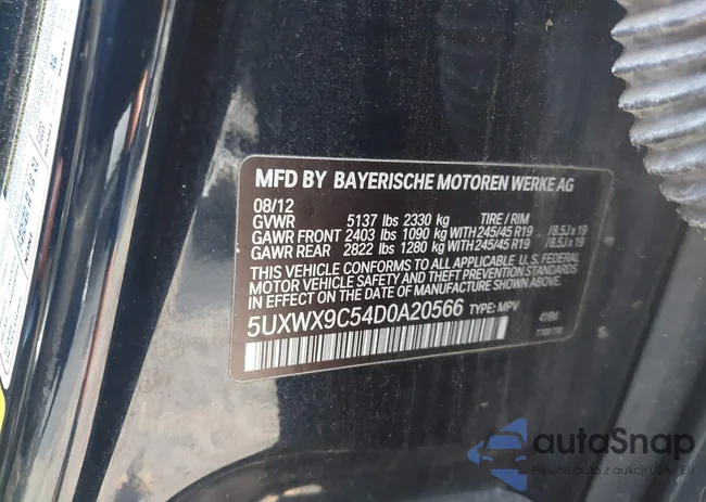 5UXWX9C54D0A20566: 42944130