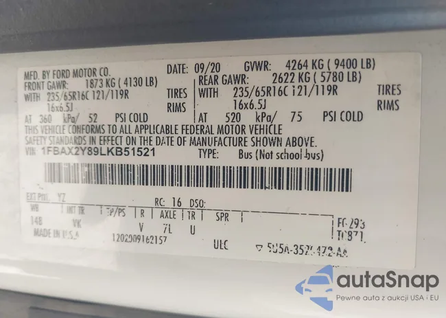 1FBAX2Y89LKB51521: 42944152