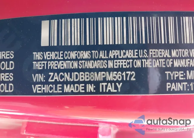 ZACNJDBB8MPM56172: 42943379