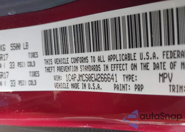 1C4PJMCS0EW266641: 42943382