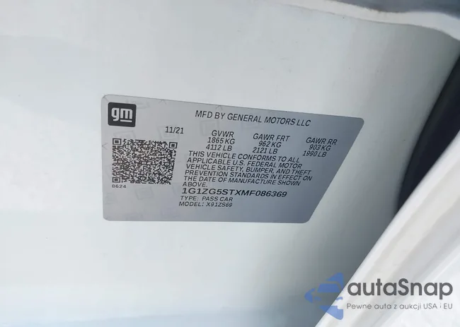 1G1ZG5STXMF086369: 42943472