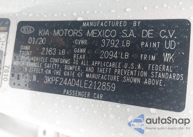 3KPF24AD4LE212859: 42943610