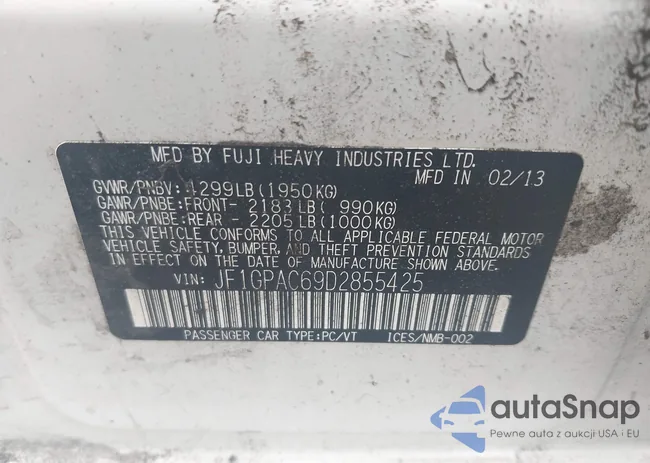 JF1GPAC69D2855425: 42944650