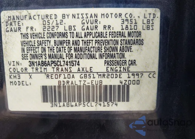 3N1AB6AP5CL741574: 42944981