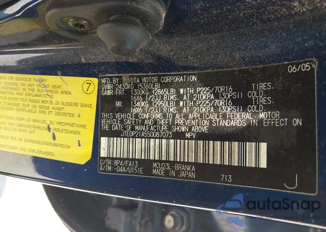 JTEDP21A550087073: 42945016