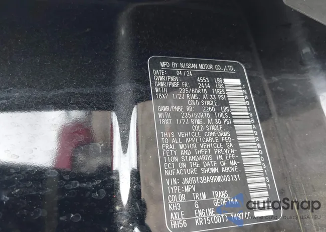 JN8BT3BA9RW003131: 42945162