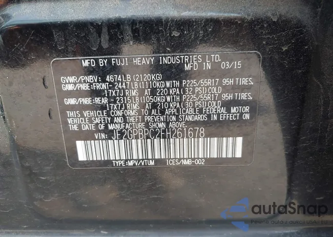 JF2GPBPC2FH261678: 42945185