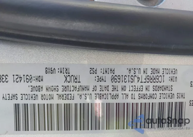 1C6RR6FT4JS131690: 42944473