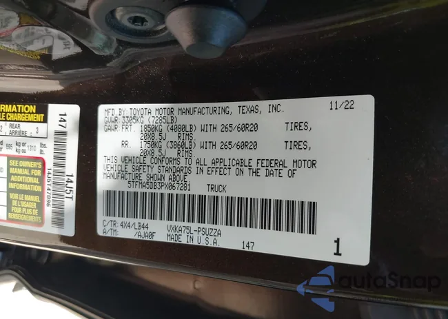 5TFMA5DB3PX067281: 42944512