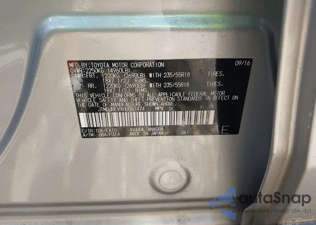 JTMDJREVXHD067474: 42944572