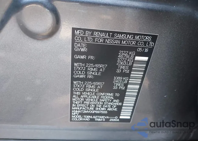 KNMAT2MV0GP697555: 42945835