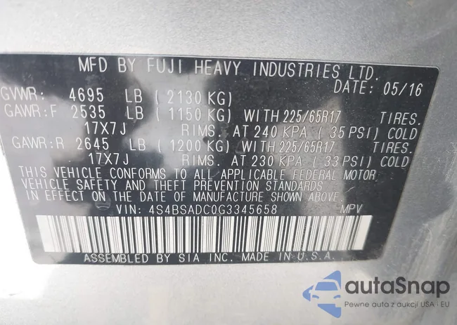 4S4BSADC0G3345658: 42945850