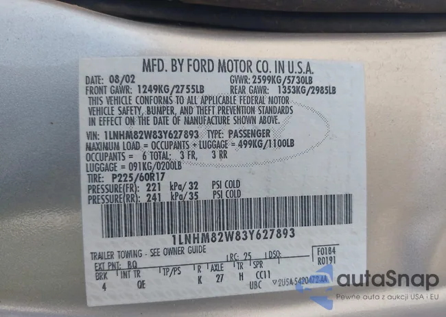 1LNHM82W83Y627893: 42945979