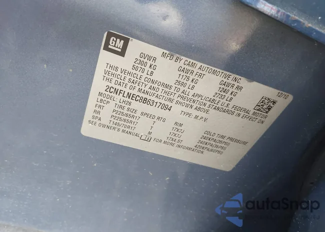 2CNFLNEC8B6317094: 42946111