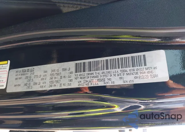 1C4HJWDG1JL855056: 42945350