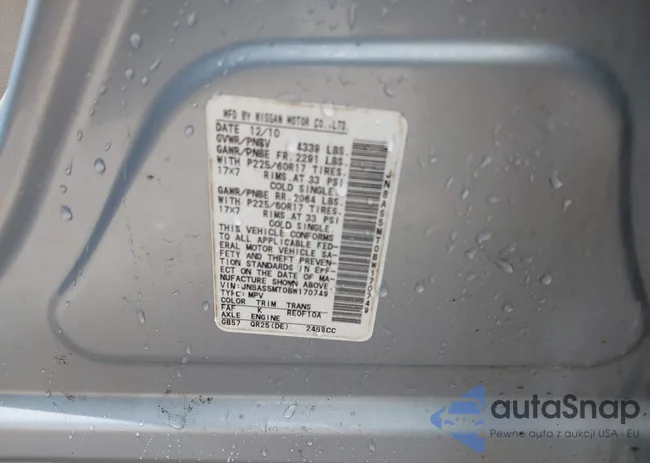 JN8AS5MT0BW170749: 42946674