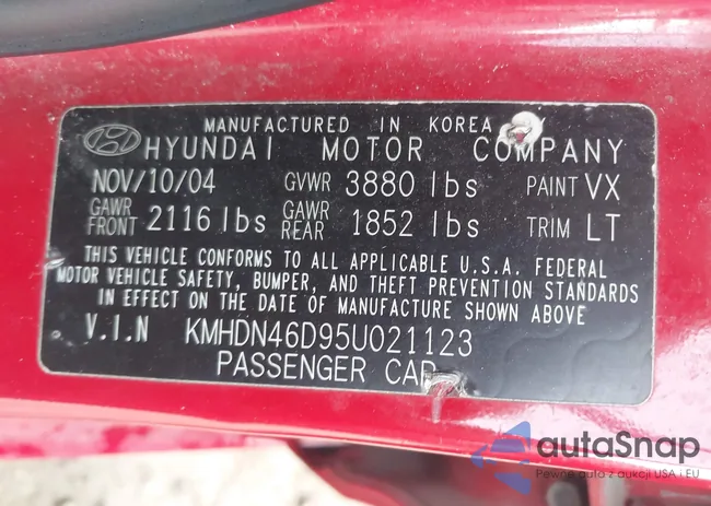 KMHDN46D95U021123: 42946739