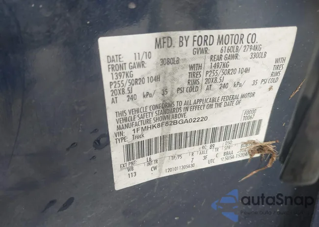 1FMHK8F82BGA02220: 42946914