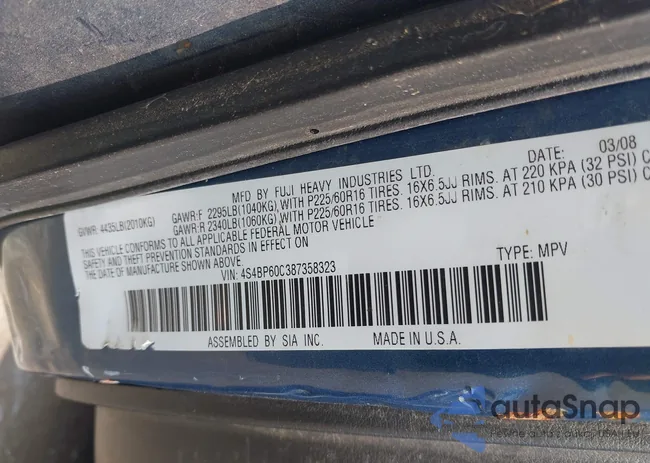 4S4BP60C387358323: 42946931