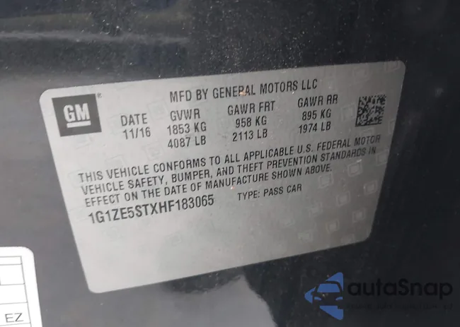 1G1ZE5STXHF183065: 42946315