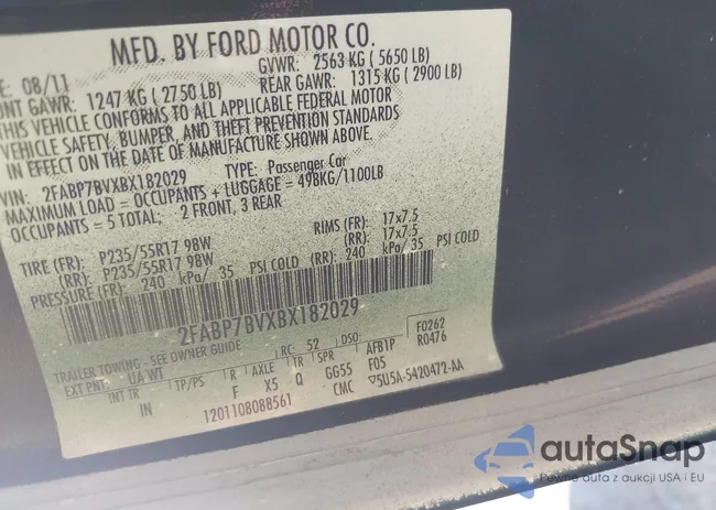 2FABP7BVXBX182029: 42946327