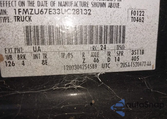 1FMZU67E33UC28132: 42946508