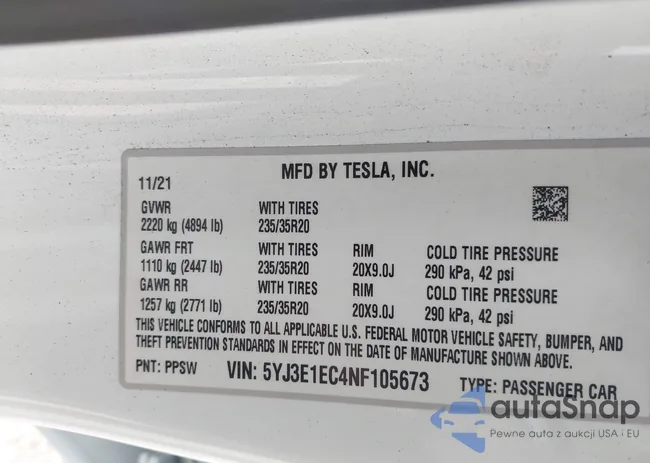 5YJ3E1EC4NF105673: 42947790