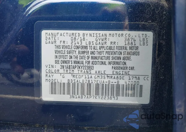 3N1AB7AP7KY223893: 42947806