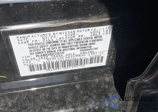 3N1AB8CV8SY335720: 42947255