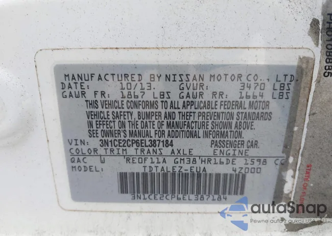 3N1CE2CP6EL387184: 42947267