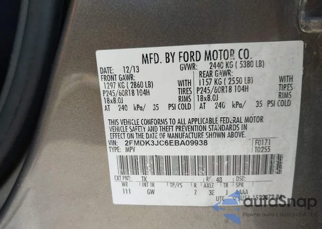 2FMDK3JC6EBA09938: 42947345