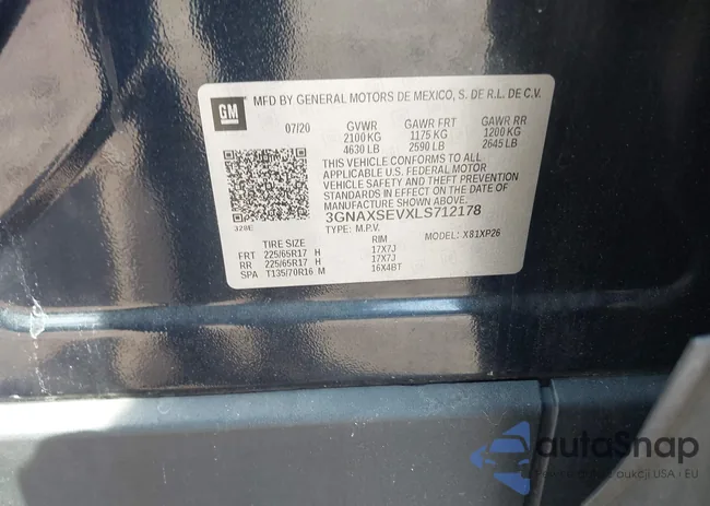 3GNAXSEVXLS712178: 42947411