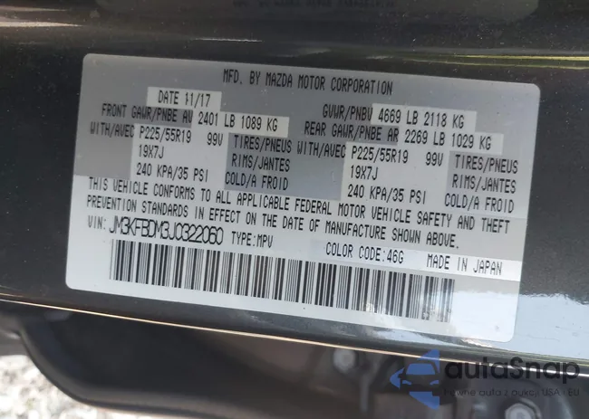 JM3KFBDM3J0322060: 42948822