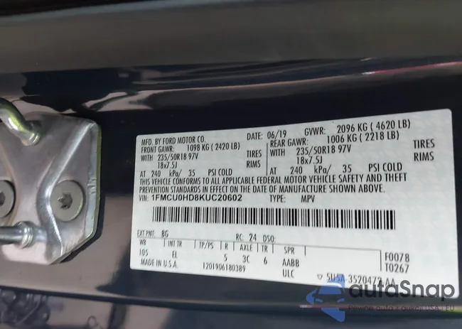 1FMCU0HD8KUC20602: 42948973