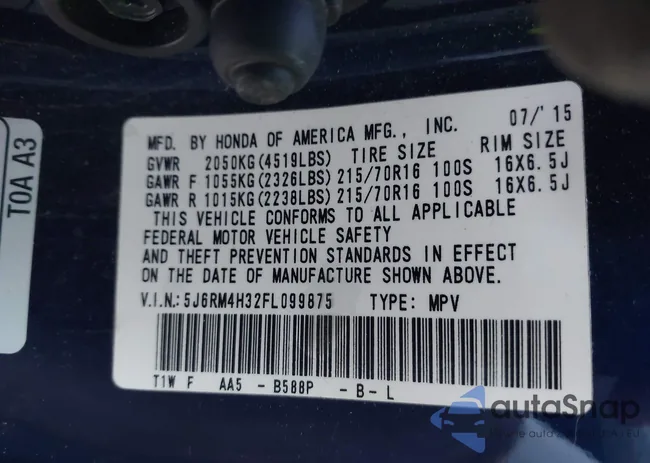 5J6RM4H32FL099875: 42948234