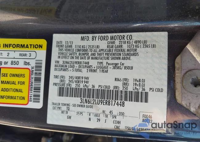 3LN6L2LU9ER817448: 42949533