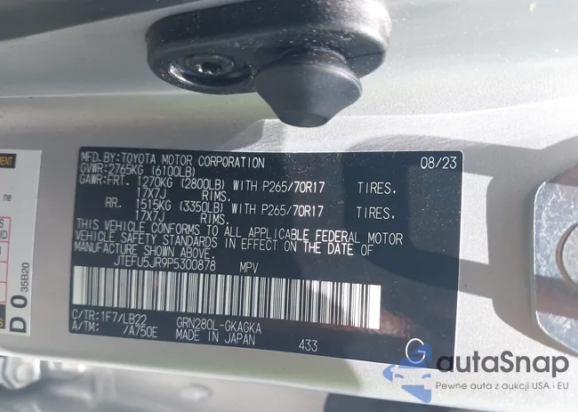 JTEFU5JR9P5300878: 42949790